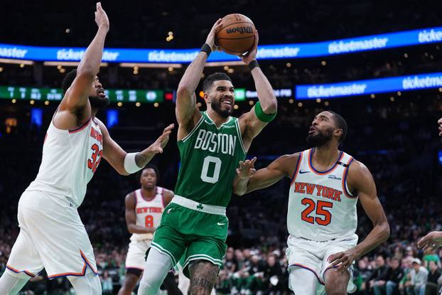 NBA: Playoffs-New York Knicks at Boston Celtics