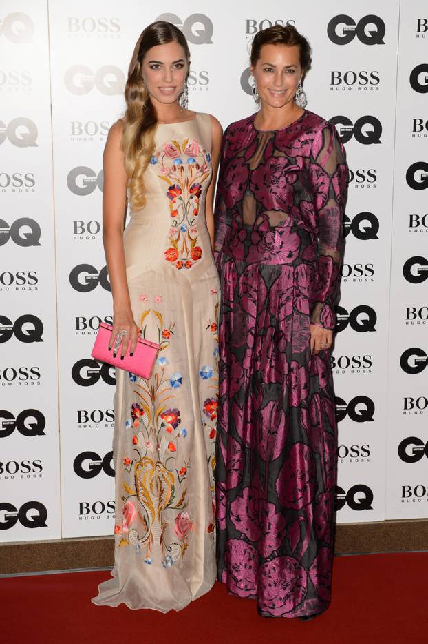 Amber Le Bon and Yasmin Le Bon arrive for the GQ Men Of The Year Awards 2014.