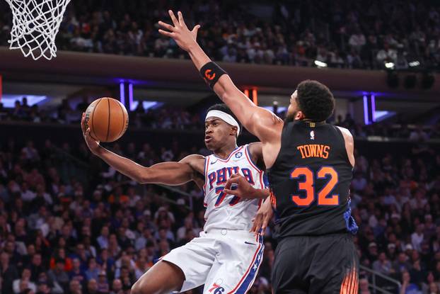 NBA: Playoffs-Philadelphia 76ers at New York Knicks