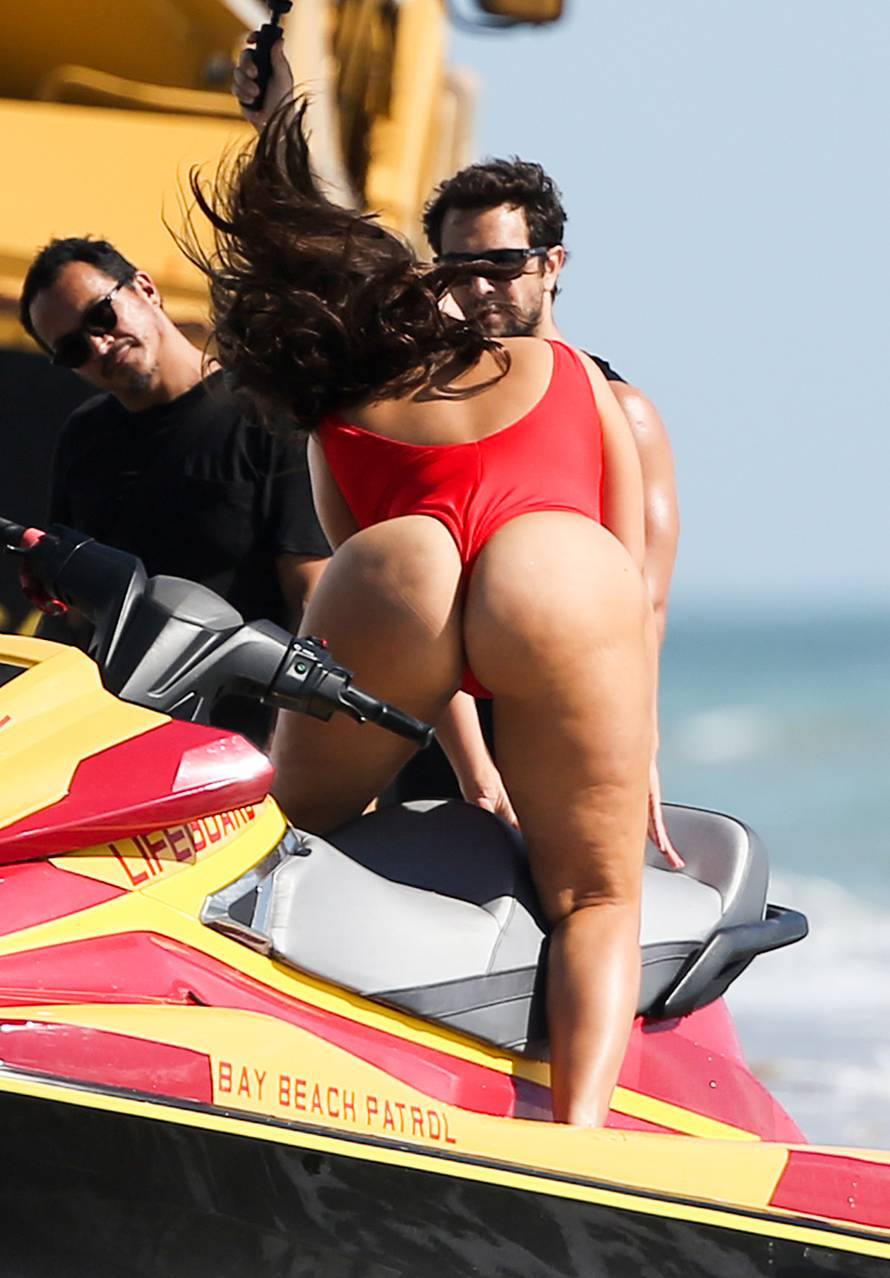 Model Ashley Graham Shows Off Her Curves on a Jetski
