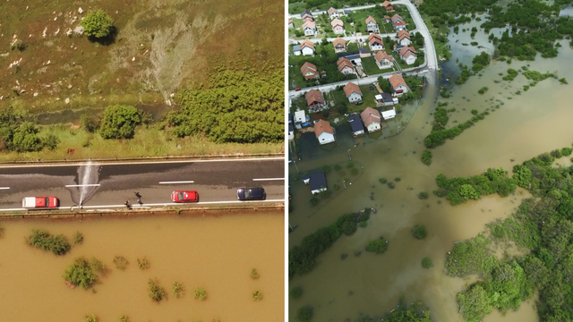 U Gračacu poplavljeno najmanje 59 kuća, ljudi su na sigurnom: Vatrogasci ispumpavaju vodu