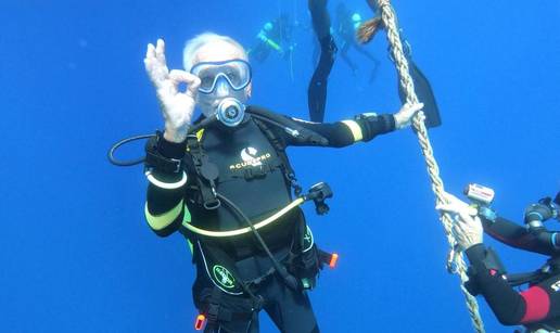 Najstariji svjetski ronilac (96) sad je oborio i vlastiti rekord