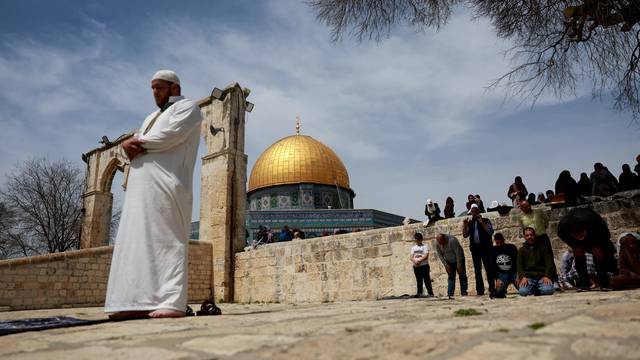 Friday prayers of Ramadan at Jerusalem's Al-Aqsa compound