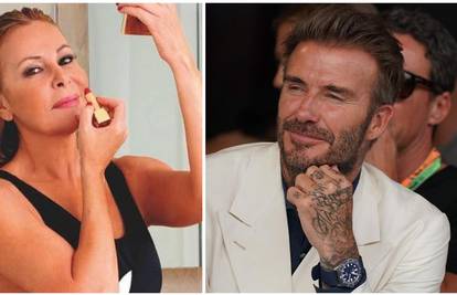 Ana Obregon o navodnoj aferi s Beckhamom: 'Skinuli smo se u donje rublje, ali seksa nije bilo'