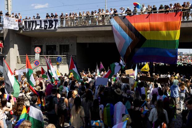 Prague Pride Parade in support of LGBTQ+ rights