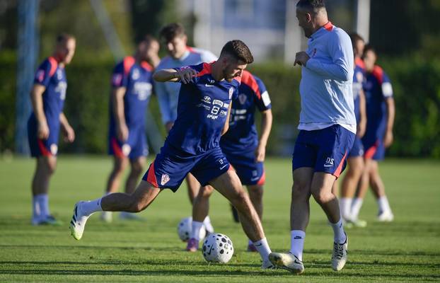 Zagreb: Trening hrvatske nogometne reprezentacije