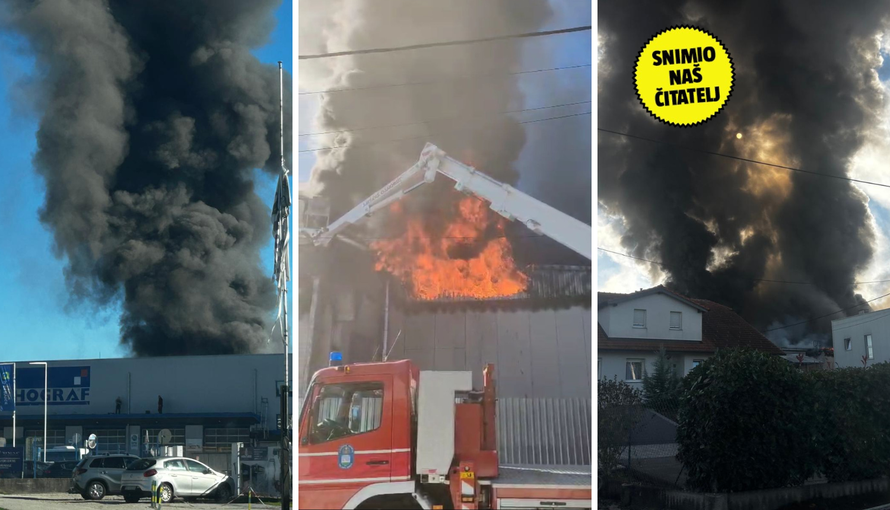 FOTO/VIDEO Još se dimi u Sv. Nedelji: 'Nije opasno za ljude'