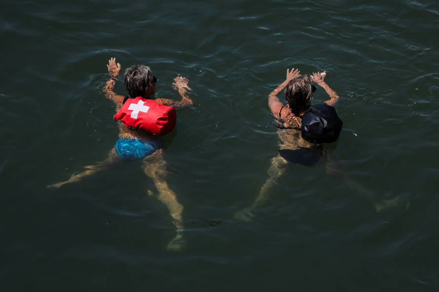 Vrućine u Švicarskoj.