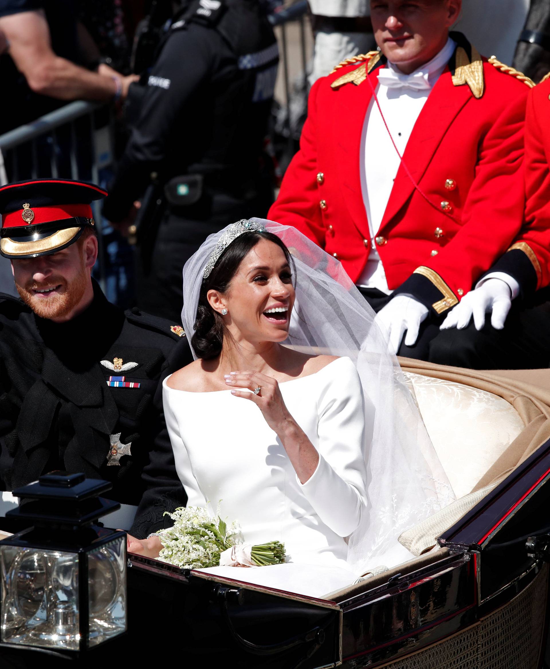 Prince Harry, Queen Elizabeth's grandson, marries U.S. actress Meghan Markle in Windsor