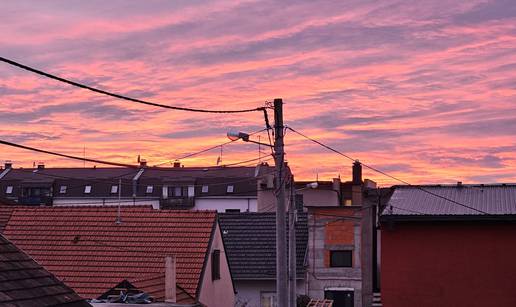 VIDEO Zalazak sunca ponovo bojama oduševio Zagrepčane