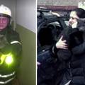 VIDEO Bombardirali zgradu u Ukrajini, vatrogasci iz požara izvukli mačku: 'Živa je, živa je!'