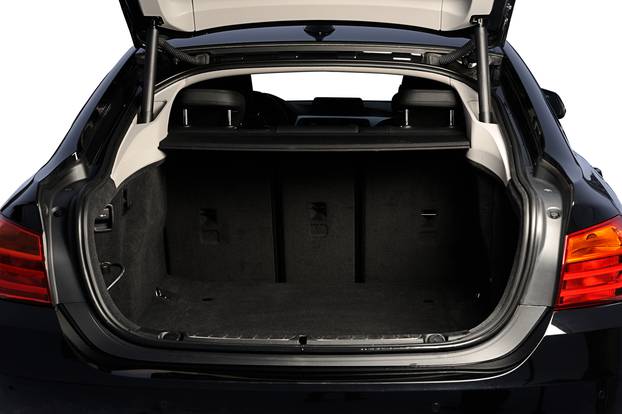 opened car empty trunk