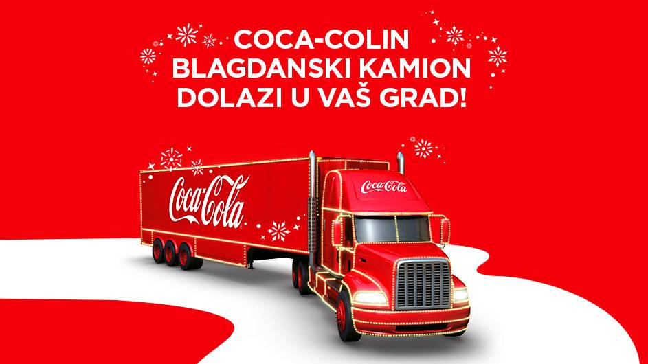 Coca-Colin kamion razvozi čaroliju blagdanskih trenutaka