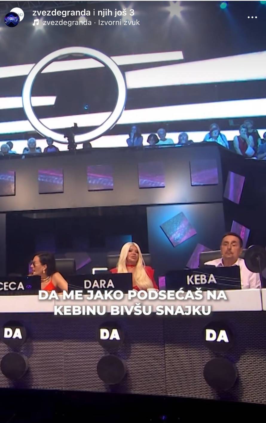 Bivša Igora Kojića nastupila u Zvezdama Granda, pomiješali je sa Severinom: 'Ne, to sam ja'