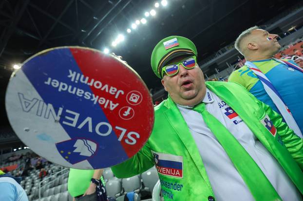 Navijači na utakmici IHF Svjetskog rukometnog prvenstva 2025., Egipat - Slovenija