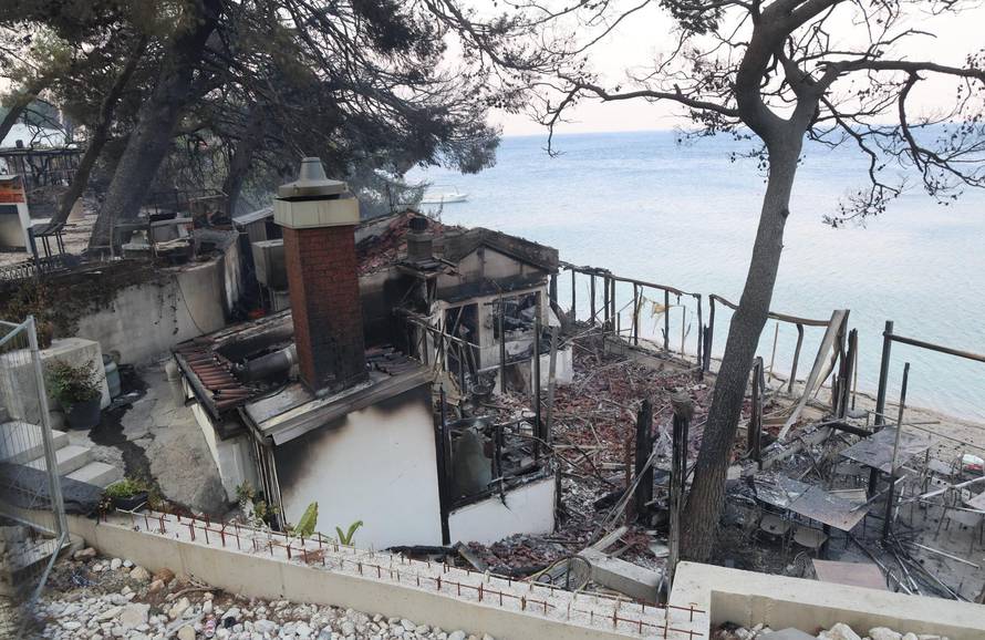Posljedice požara kod Omiša