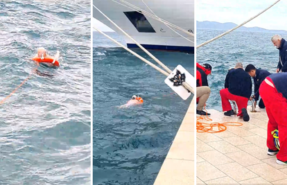 VIDEO Britanka se kupala kod Morskih orgulja pa je otpuhalo jako jugo! Spasila je posada