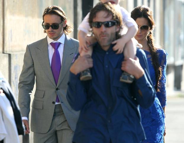 ARHIVA - 2011. Luka i Vanja Modri? vjen?ali se u zagreba?koj crkvi Gospe Lurdske