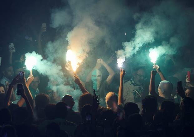 Primeira Liga - Sporting CP celebrate winning the Primeira Liga