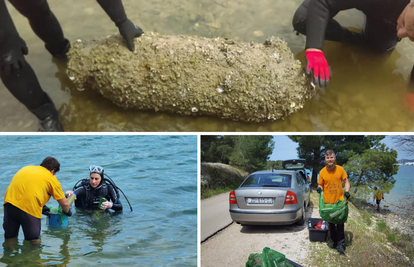 Ekološki aktivisti u Šibeniku izronili bombu iz 2. svj. rata: 'Mislili smo prvo da je bojler!'