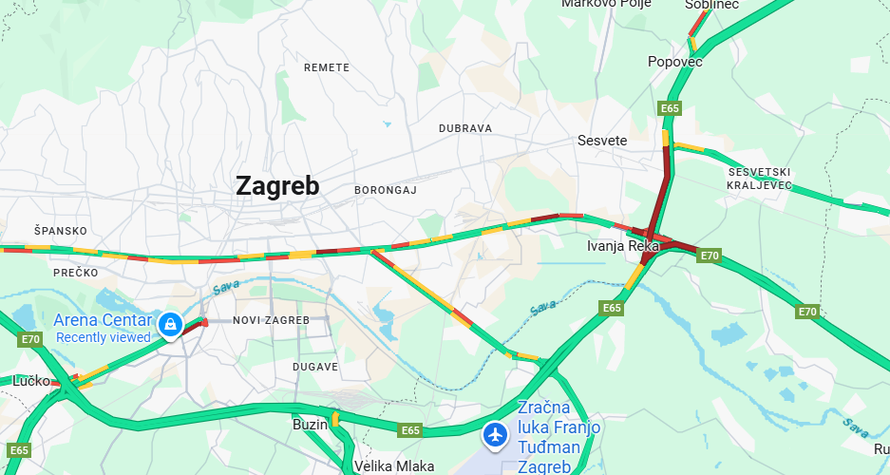 FOTO Nesreća na A3, kaos na prilazu Zagrebu. Sve se crveni