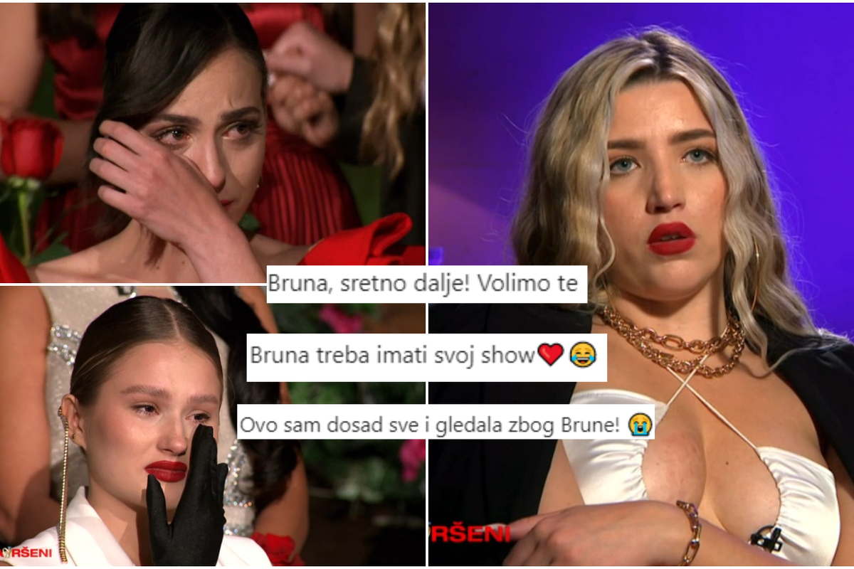 Cure su u showu plakale zbog Brune, a gledateljstvo ljutito: 'Bolje da je ispao Toni nego ona'