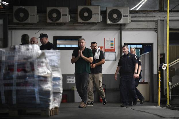 Zagreb: Privođenje  uhićenih u Hrvatskim šumama u akciji USKOK-a