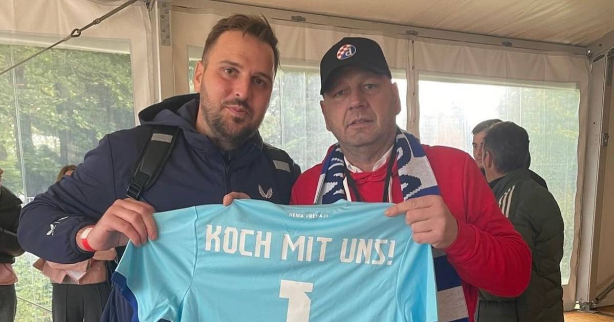 Hold on, master! Georg Koch, seriously ill, received Dinamo’s jersey at the farewell match