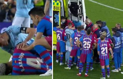 'A je to' na Camp Nouu: Igrač Barcelone izgubio svijest, nisu ga mogli unijeti u vozilo hitne