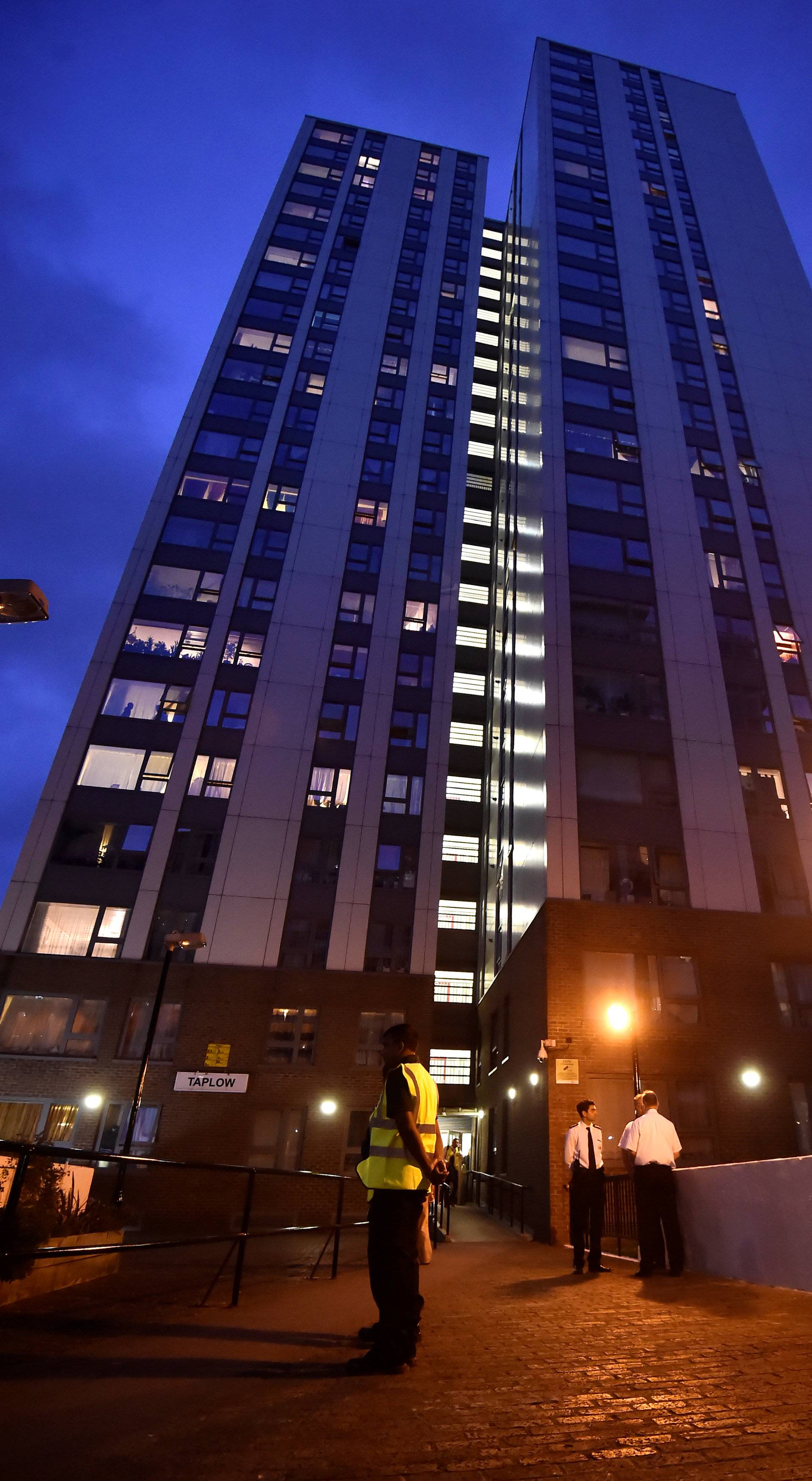 A general view of the Taplow Tower residential block on the Chalcots Estate in north London