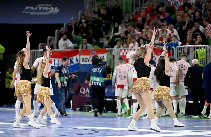 Susret Hrvatske i Španjolske u polufinalu Europskog prvenstva u futsalu