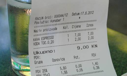 Kafići na otoku Silbi naplaćuju običnu vodu iz slavine 2 kune