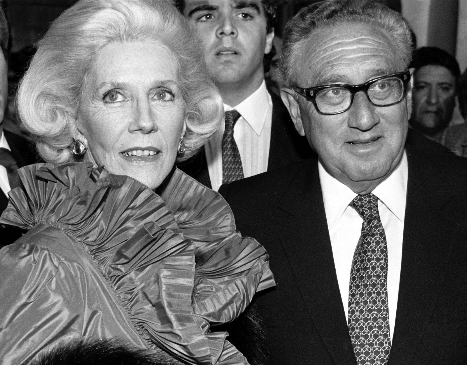 FILE PHOTO: FILE PHOTO AMALIA LACROZE DE FORTABAT POSES ALONGSIDE HENRY KISSINGER