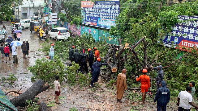 Cyclone Michaung made landfall in Nellore