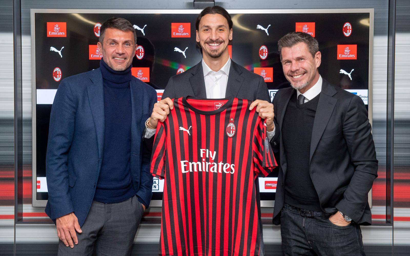 Zlatan Ibrahimovic arrives at Casa Milan
