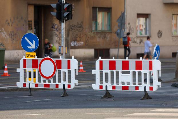 Zagreb: Zbog radova križanje Šubićeve i Zvonimirove ulice zatvara se za promet na mjesec dana