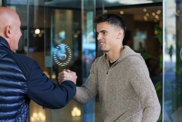 Zagreb: Okupljanje hrvatske nogometne reprezentacije