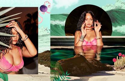 Čipka i rozi tonovi: Rihanna predstavlja ljetnu kampanju linije donjeg rublja Savage