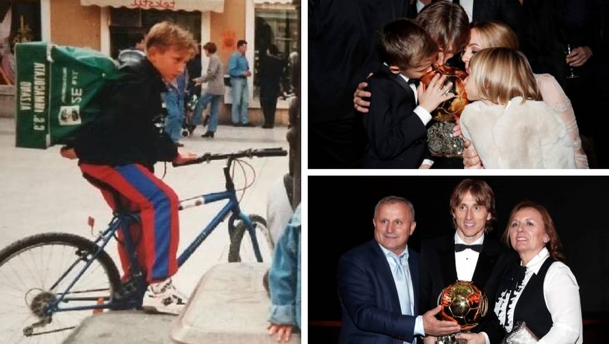 Nepoznati Luka Modrić: Vukao na biciklu torbu veću od sebe