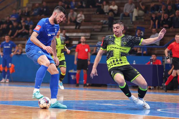 Zagreb: Hrvatski malonogometni superkup 2024., polufinale, MNK Futsal Dinamo - MNK Stanoinvest Futsal Pula