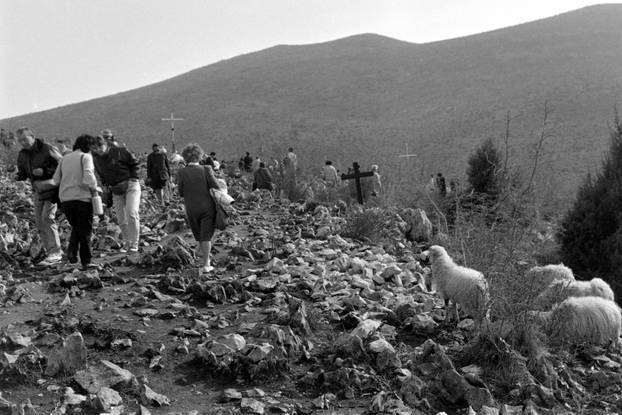 Podbrdo, mjesto ukazanja Gospe u Međugorju, 27.1.1991.