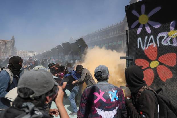 Protest against insecurity and corruption in country, in Mexico City