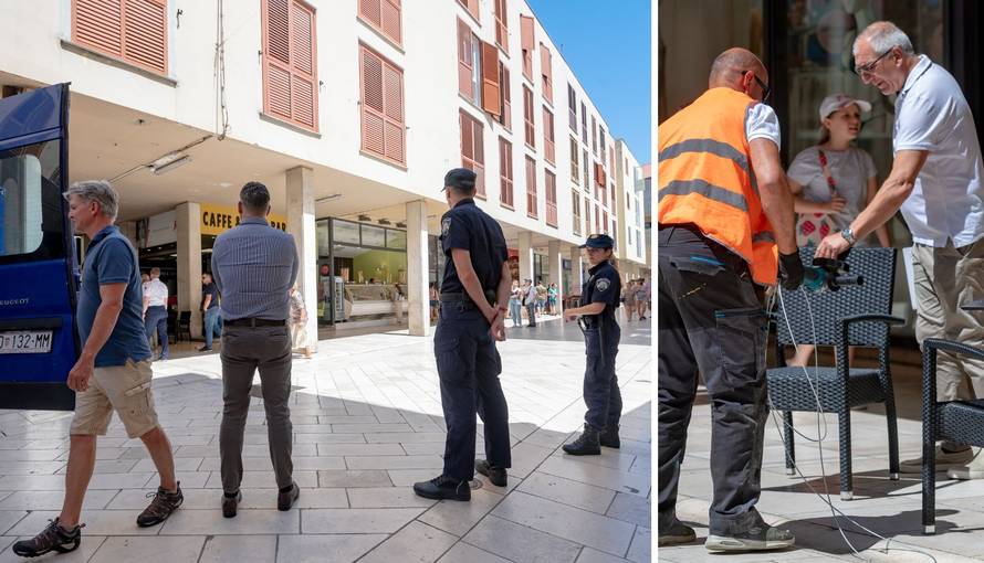 Veliki obračun komunalaca i šefa kafića na Kalelargi: Stolice vezao čeličnom sajlom za stup