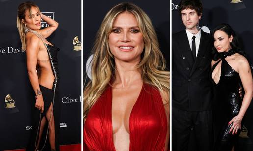 FOTO Dekolte u prvom planu i goli&scaron;ave haljine: Pogledajte tko je bio na tulumu uo&ccaron;i Grammyja