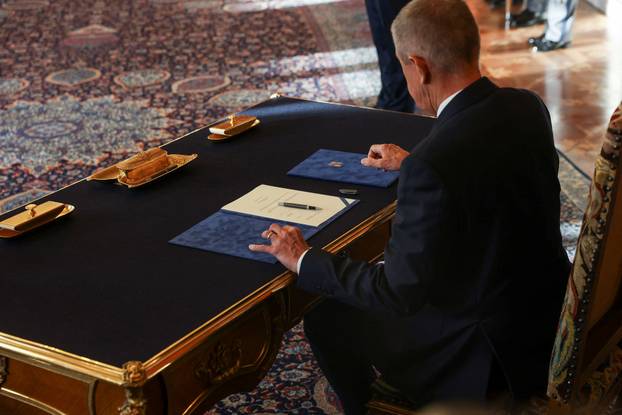 Czech President Pavel appoints Andrej Babis as the country's new PM, in Prague