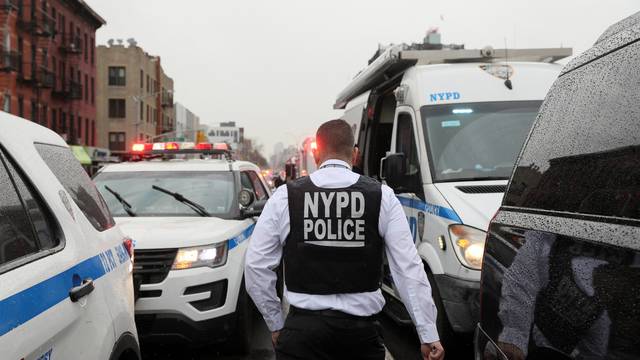 Shooting at a subway station in New York City