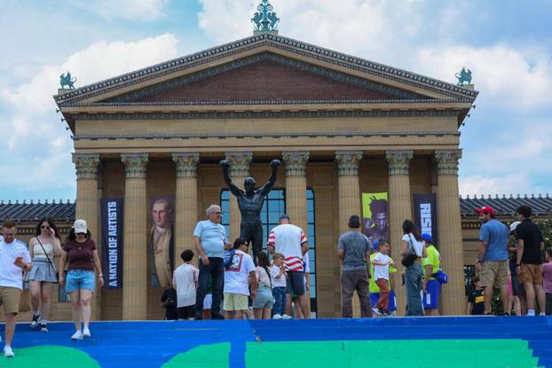 SP 2026 Philadelphia: Hrvatski navijači posjetili popularne Rocky Steps i Rocky Statue