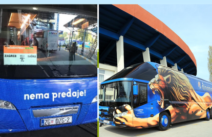 Autobus koji ponekad koristi Dinamova druga momčad vozi na relaciji Zagreb - Baška