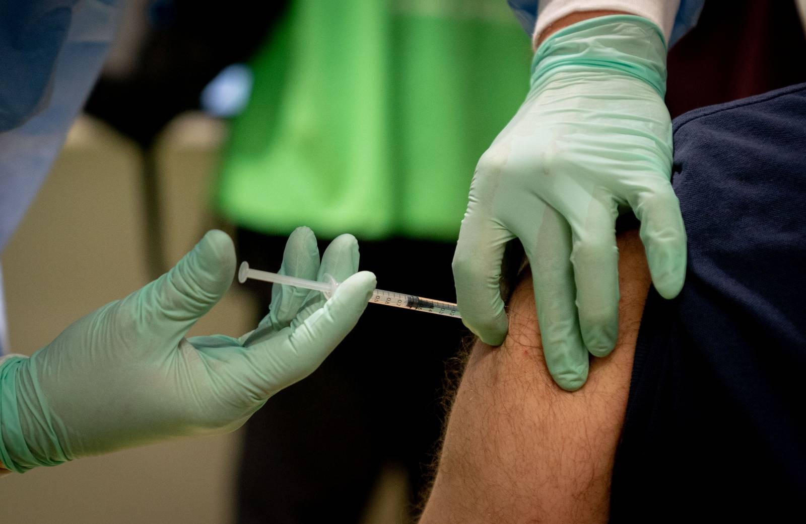 Opening of a COVID-19 vaccination centre at Berlin's former Tegel airport