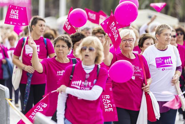 Na splitskoj rivi startala utrka 'Race for the Cure'